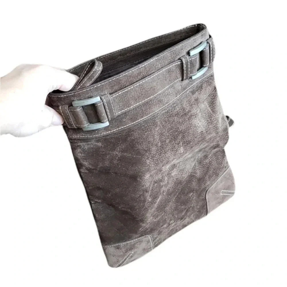 Target Brown Sueded Clutch Purse